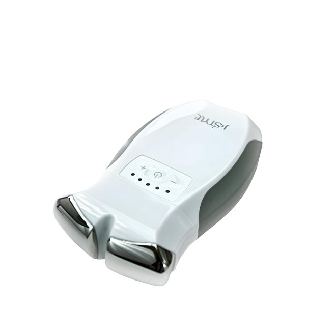 White microcurrent device with large metal probes on a white background