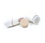 Rotary Skin Cleansing Brush with 2 Attachments Side View